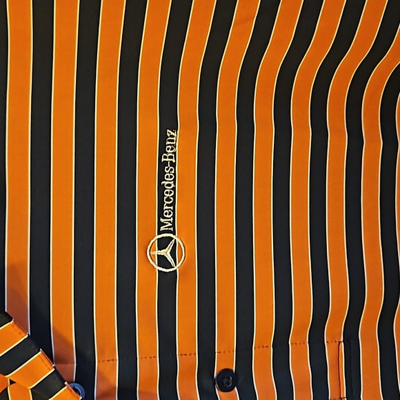 DriWay mens polo style golf shirt Mercedes Benz logo size XL - Picture 3 of 7